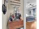 This bedroom features a unique bar, setting the scene for relaxation and entertainment right in your private space at 7120 Forest Mere Dr, Riverview, FL 33578