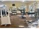 Gym featuring weight training machines, free weights, and exercise area at 824 Lantern Way, Clearwater, FL 33765