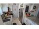 The kitchen has stainless steel appliances, granite countertops, and white cabinetry at 8630 Mallard Reserve Dr # 105, Tampa, FL 33614