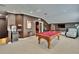 Game room with pool table, wet bar, and recessed lighting at 8704 Winsome Way, Land O Lakes, FL 34637