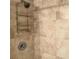 Shower stall with tiled walls and built-in shelving for toiletries at 880 Mandalay Ave # N311, Clearwater Beach, FL 33767