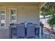 Rear view of a covered outdoor dining area with an inviting patio at 1119 Highland S St, St Petersburg, FL 33701