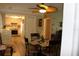 Open dining room flows into the kitchen and living room at 1212 Rosewood St, Largo, FL 33770