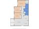 Detailed floor plan shows bedrooms, bathrooms, kitchen, and living room dimensions and layouts at 1400 Gandy N Blvd # 809, St Petersburg, FL 33702