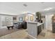 Inviting living space with an open floorplan flowing into a stylish kitchen area at 1400 Gandy N Blvd # 809, St Petersburg, FL 33702
