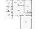 Detailed floorplan showcasing the layout of the home, including dimensions of rooms and closets at 14619 Daybreak Dr, Lutz, FL 33559