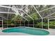 Bask in this screened-in pool and spa with lush, tropical landscaping, creating a private retreat at 1827 Foxboro Ct, Oldsmar, FL 34677