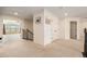 Upstairs hallway featuring carpet, closets, and lots of natural light at 19209 Long Lake Ranch Blvd, Lutz, FL 33558