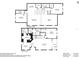 Detailed floor plan showcasing the layout of the two-story home, including room dimensions at 1976 Marlington Way, Clearwater, FL 33763