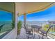 Enjoy breathtaking views from this balcony with comfortable seating at 2 Seaside Ln # 801, Belleair, FL 33756