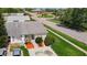 Aerial view of single Gathering home with nice landscaping at 2937 Stilwell Ct, New Port Richey, FL 34655