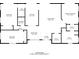 Detailed floor plan showing layout of bedrooms, kitchen, living room, dining area, and bathrooms at 4279 Newport Dr, Hernando Beach, FL 34607