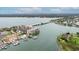 Waterfront condos with private marina offer bridge access and golf nearby at 450 Treasure Isle Causeway # 411, Treasure Island, FL 33706