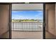 Enjoy serene outdoor views overlooking the water on the private outdoor balcony at 450 Treasure Isle Causeway # 411, Treasure Island, FL 33706