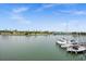 Beautiful view of the water, golf course, and surrounding neighborhood at 450 Treasure Isle Causeway # 411, Treasure Island, FL 33706