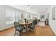 Charming dining area with modern furniture, offering plenty of natural light and an inviting space at 6119 31St N Ave, St Petersburg, FL 33710