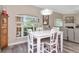 Dining room with white table set, large windows, and natural light at 6513 Sand Shore Ln, New Port Richey, FL 34652