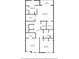 Second floor layout featuring primary bedroom, balcony, and additional bedrooms at 829 Date Palm Ln, St Petersburg, FL 33707