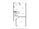 Layout of the first floor showing kitchen, living room, garage, and outdoor patio at 829 Date Palm Ln, St Petersburg, FL 33707