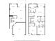 Combined floor plans showcasing both the first and second floor layouts at 829 Date Palm Ln, St Petersburg, FL 33707