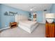 Spacious bedroom features a unique headboard, updated fixtures, and ample closet space at 1 Key Capri # 606W, Treasure Island, FL 33706
