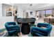 Open floor plan showcasing the dining area, living room, and a glimpse into the kitchen at 1 Key Capri # 606W, Treasure Island, FL 33706