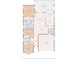 Detailed floorplan showcasing layout of bedrooms, bathrooms, kitchen and living areas at 12200 Hunters Lake Dr, New Port Richey, FL 34654
