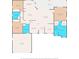 Detailed floor plan showcasing the layout of the home, including bedrooms, bathrooms, and living spaces at 12333 Harris Hawk Rd, Weeki Wachee, FL 34614