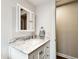 Bathroom featuring bright vanity area with modern faucet and fixtures at 12476 81St Ct, Seminole, FL 33772