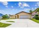 Charming single-story home featuring a well-manicured lawn, neutral paint, and a spacious driveway with palm tree at 12476 81St Ct, Seminole, FL 33772