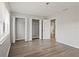 Spacious bedroom with new flooring and ample closet space for storage solutions at 1306 Idlewood Dr # 53, Sun City Center, FL 33573
