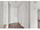 Clean entryway with new flooring, closet, and neutral paint at 1306 Idlewood Dr # 53, Sun City Center, FL 33573