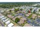 Aerial view of the Coastal Ridge community highlighting the building's parking and tree coverage at 2131 Ridge S Rd # 19, Largo, FL 33778