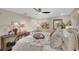 Comfortable main bedroom with ceiling fan at 2174 Kent Ave, Clearwater, FL 33764