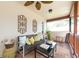 Cozy covered patio with comfortable seating and decorative accents at 2174 Kent Ave, Clearwater, FL 33764