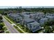Aerial view of a townhome community featuring well-maintained landscaping and modern architecture at 2568 13Th N Ave # 2568, St Petersburg, FL 33713