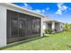 Screened lanai with great backyard view and outdoor living space at 31426 Ancient Sage Rd, Wesley Chapel, FL 33545