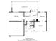 Detailed floor plan of the residence, showcasing the layout of rooms, including the kitchen, and living spaces at 4030 Braesgate Ln, Tampa, FL 33624