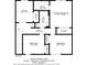 Second floor layout featuring three bedrooms, two bathrooms, an office, and closet space at 4030 Braesgate Ln, Tampa, FL 33624