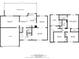 Complete home layout showing the first and second floors, including a garage, porch and five bedrooms at 4030 Braesgate Ln, Tampa, FL 33624