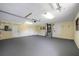 Spacious garage with painted floors and walls at 4391 Ne Cherry Ne St, St Petersburg, FL 33703