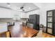 Eat in kitchen with stainless steel appliances and a large window overlooking the backyard at 5401 7Th N Ave, St Petersburg, FL 33710