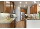 Modern kitchen with granite countertops and stainless steel appliances at 7001 Interbay Blvd # 219, Tampa, FL 33616