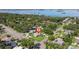 Stunning aerial view of the property showcasing the lush landscaping and waterfront location at 8200 31St N Ter, St Petersburg, FL 33710