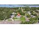 Aerial view of home with manicured lawn in a quiet neighborhood at 8200 31St N Ter, St Petersburg, FL 33710