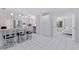 Bright and airy kitchen with modern stainless steel appliances and a breakfast bar at 8200 31St N Ter, St Petersburg, FL 33710