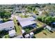 Aerial view of home highlighting spacious backyard with patio and mature landscaping at 8848 56Th N Way, Pinellas Park, FL 33782