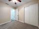 This bedroom features neutral paint and a double closet with lots of storage space at 8848 56Th N Way, Pinellas Park, FL 33782