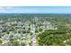 Beautiful overhead shot of a cozy neighborhood community with a lush landscape and calm sky at 11116 118Th St, Seminole, FL 33778