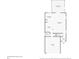 Floorplan for floor 1 with measurements of each room including: garage, kitchen, dining room, bathroom, entry, foyer, and Gathering room at 15420 Quail Woods Pl, Ruskin, FL 33573